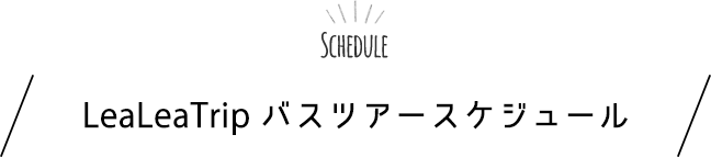 スケジュール