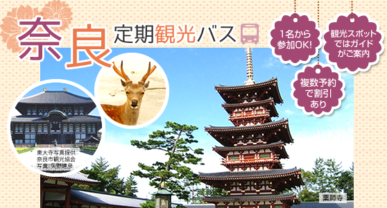 奈良市内定期観光バス